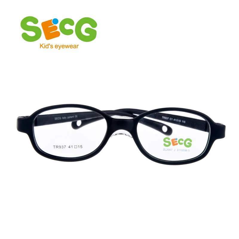 SECG Children Frame Flexible Soft Comfortable Nose Pads Kids Optical Glasses Frame Hyperopia Myopia Silicone Gafas Prescription