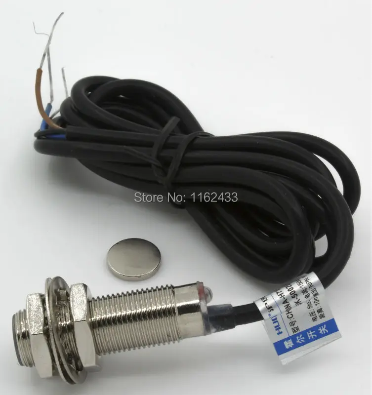 NJK-5002C M12 10mm sensing NPN NO hall effect sensor switch