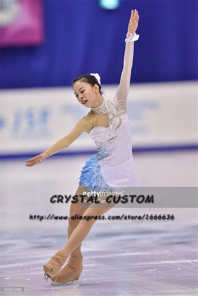 Custom Girls Figure Skating Dresses Graceful New Brand Ice Skating Dresses For Competition DR4374