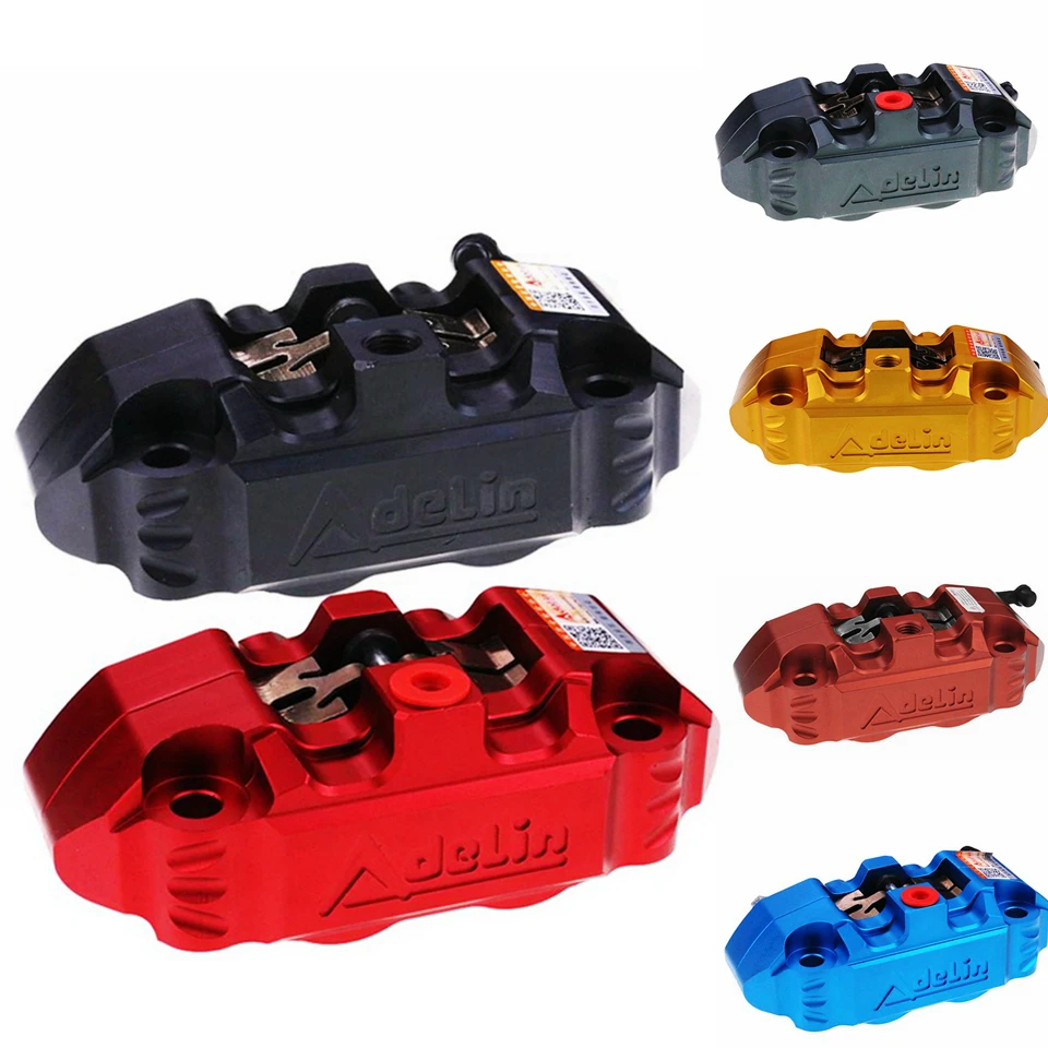 Adelin ADL-14 Motorcycle modification electric motorcycle four piston brake calipers For WISP RSZ YAMAHA small radiation