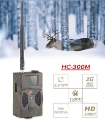 IR Avcılık Celluar takip kamerası 16MP 1080 P Fotoğraf Tuzakları HC300M Vahşi Kamera 2G MMS GSM SMTP Kablosuz Avcılık Chasse