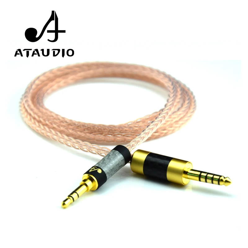 

Аудиокабель ATAUDIO Hi-Fi с балансиром на 4,4 мм и 3,5 мм, Hi-end, от 4,4 мм до 3,5 мм, вспомогательный обновленный кабель WM1A/1Z, PHA-1A, 2 А, Z1R