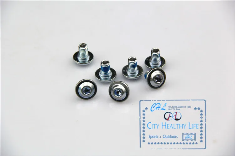6mm Diameter Skating Screw Fixed Inline Speed Skates Upper Boot, install Skating Frame to Skating Boot 4 pcs/lot