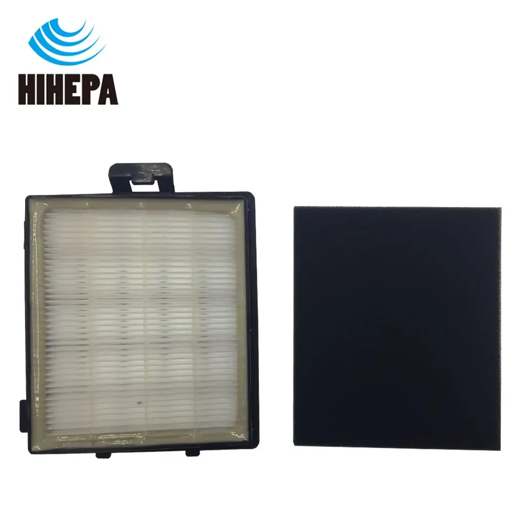 1 conjunto hepa & filtro de espuma para philips easylife fc8071 fc8140 fc8141 fc8142 fc8143 fc8144 fc8146 fc8147 fc8148 parte aspirador de pó