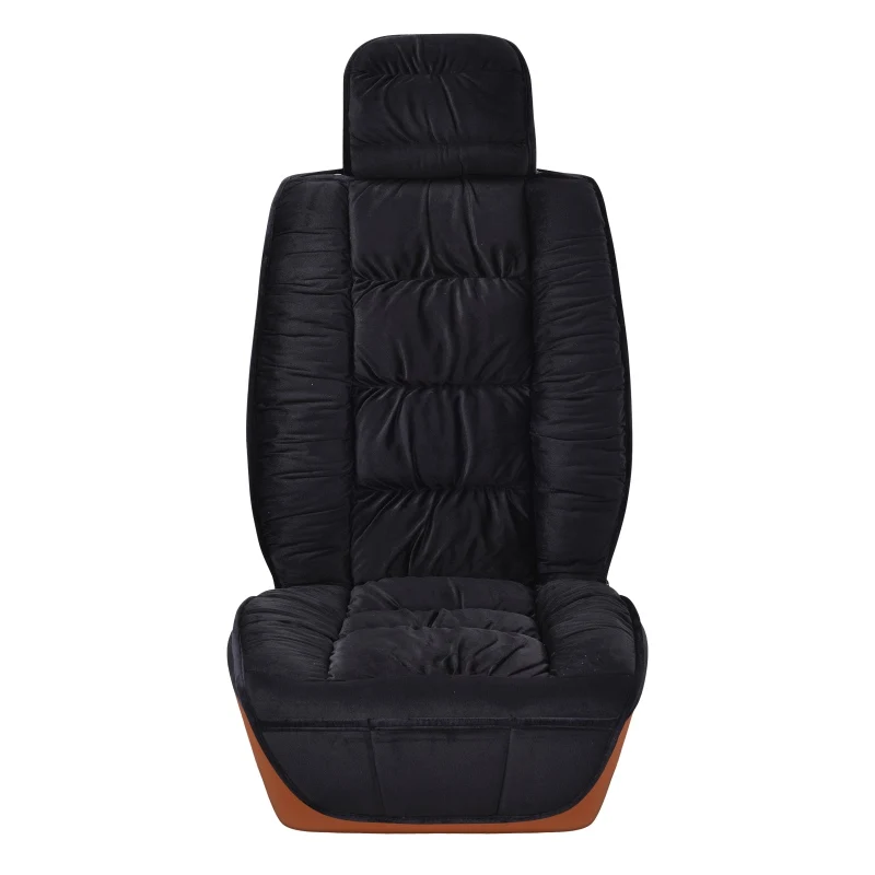 360 Full Surrounding Universal Winter Warm Car Seat Cover Soft for Plush Seat Cushion Front Car Chair Backrest Pad Protector