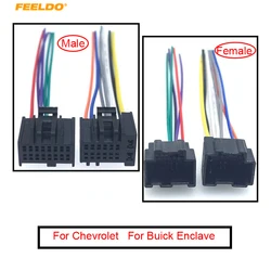 Car Radio Audio ISO Wiring Harness Cable Adapter For Chevrolet Captiva Enclave Silverado Tahoe Stereo Plug Into Factor Wire