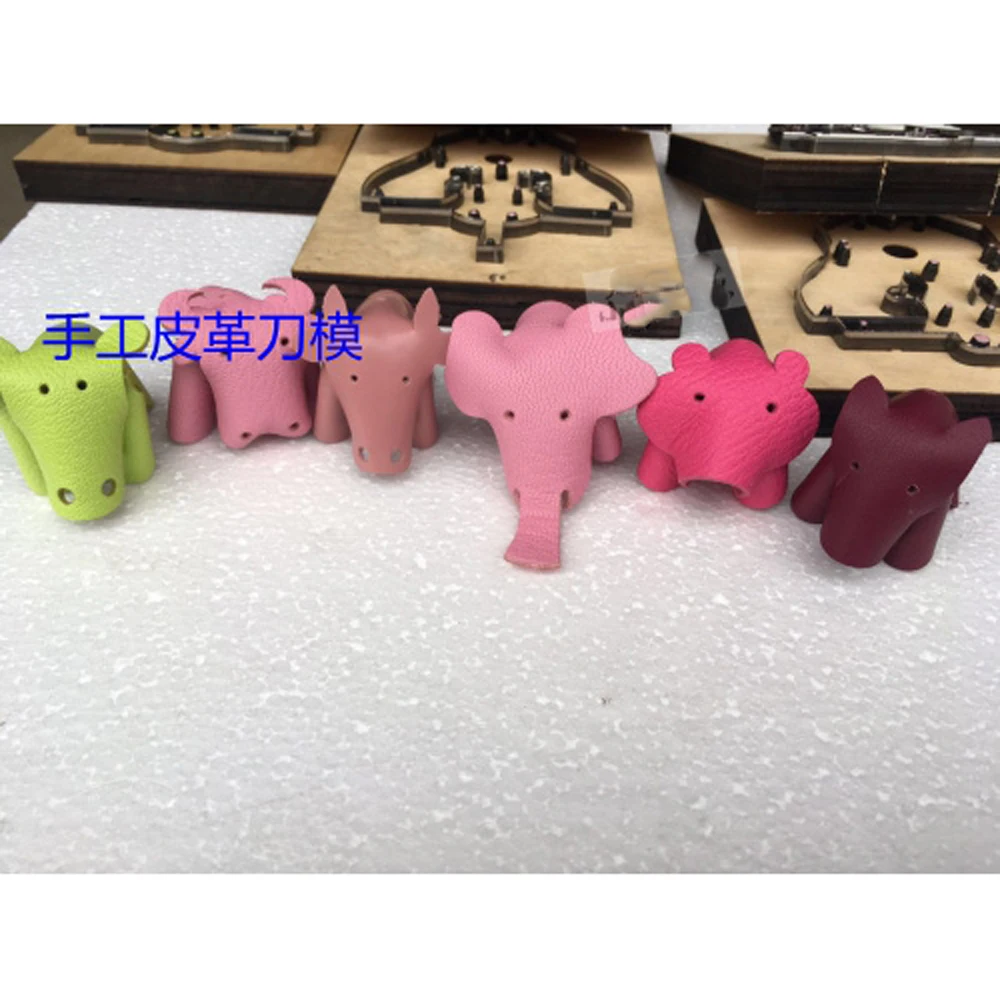 Diy animal pendurado decoração artesanato de couro corte faca molde ferramenta punch mão