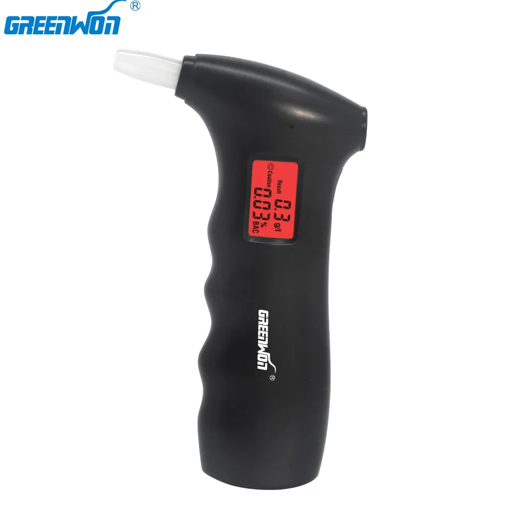 GREENWON Digital Breath Alcohol Tester Police Breath High-precision Alcohol Tester For Breathalyzer Test Meter