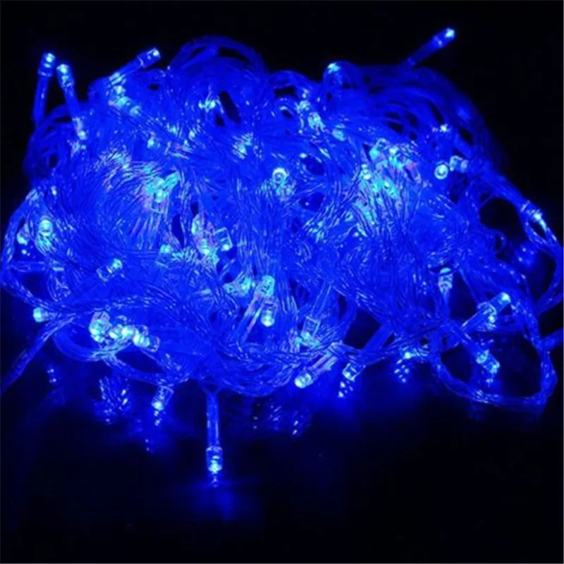 

New Year decoration garland 100m 600LED String Lights navidad for Christmas holiday party AC220V EU/AU Plug with 8 modes