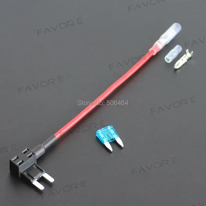 

5pcs small fuse Mini Blade Fuse Holder tap adapter 32V for Automotive Car Truck Motorcycle SUV