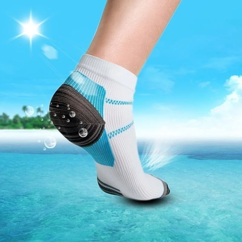 Fashion Novelty Stripe Harajuku Men Compression Short Sock Anti-Fatigue casual Soft Comfortable Cotton Male Ankle Socks Autumn