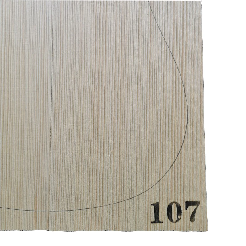 4#Grade Picea Abies Alps Spruce Solid wood Guitar Top 41 Inch DIY Wood Guitar Panel Handmade Guitars Making Material