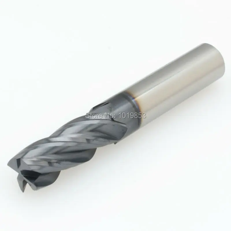 1pcs CGS-460 12X12X75L HRC55 SOLID tungsten carbide end mill for stainless steel