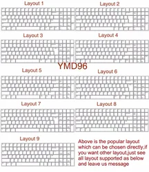 YMDK Assembly Service For YMD96 YMD75 GH60 YD60M YD40 Switches leds