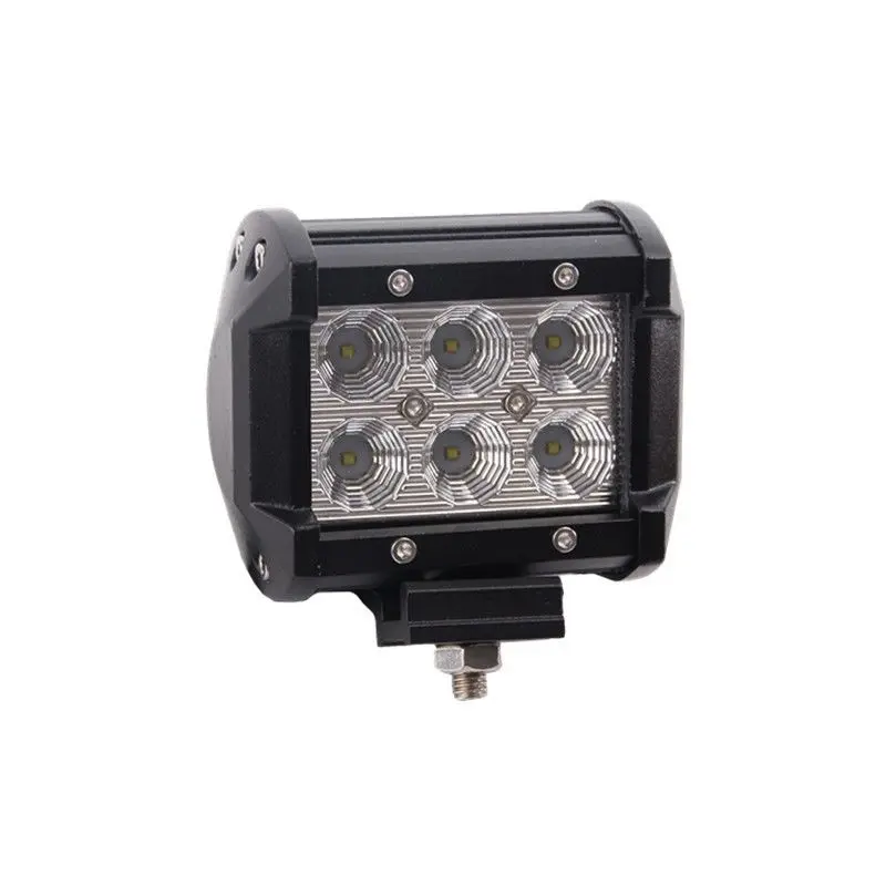 4pcs 2pcs LED 18W Work Lamp 4 Inch Light Bar 24v 12V IP67 SPOT FLOOD FOR 4x4 OFF ROAD ATV TRUCK BOAT UTV SPOTLIGHT