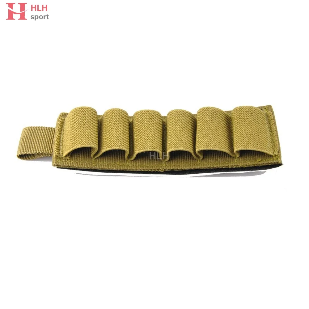 6 Holes Bullets Package Anti-corrosion Hunting Pouches Gauge Shells Ammo Reload Magazine Bullet Holder