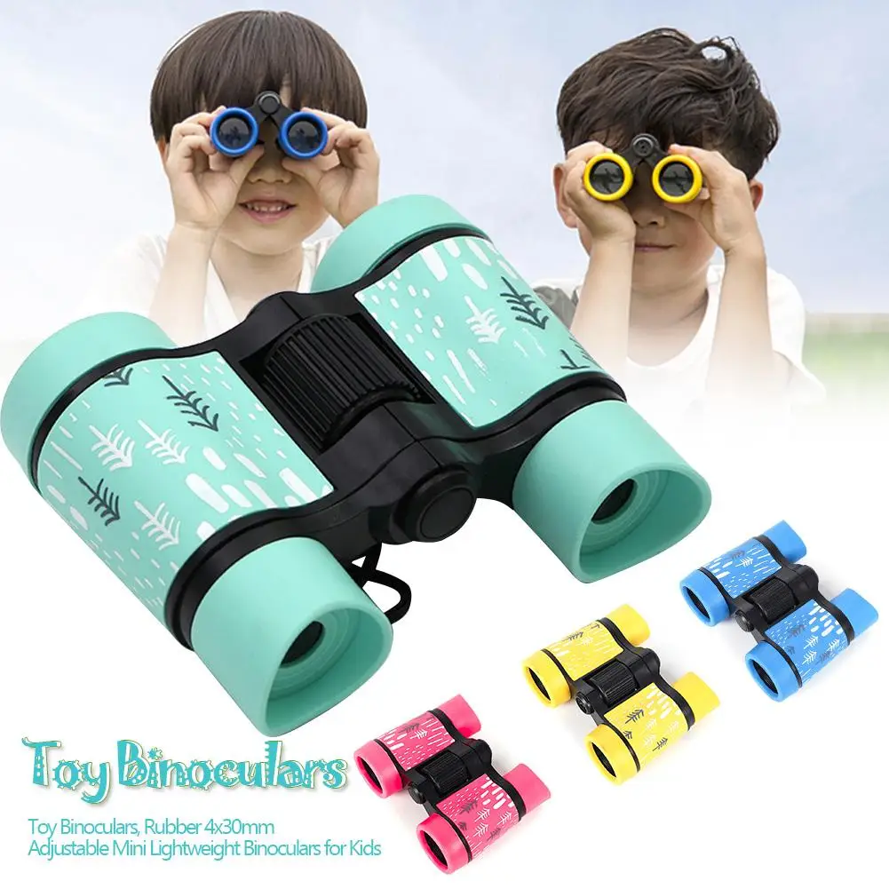 

4x30mm Adjustable Toy Binoculars Telescope for Kids Bird Watching Hiking Looking Far Children's Outdoor Games Toys