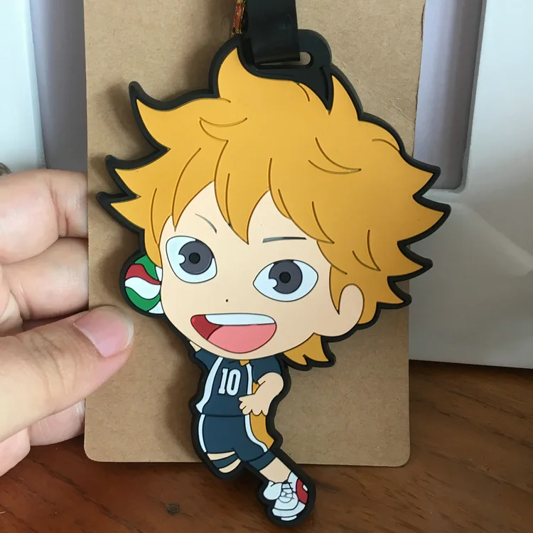 Haikyu Anime Travel Accessories Luggage Tag Suitcase ID Address Portable Tags Holder Baggage Label Gifts New