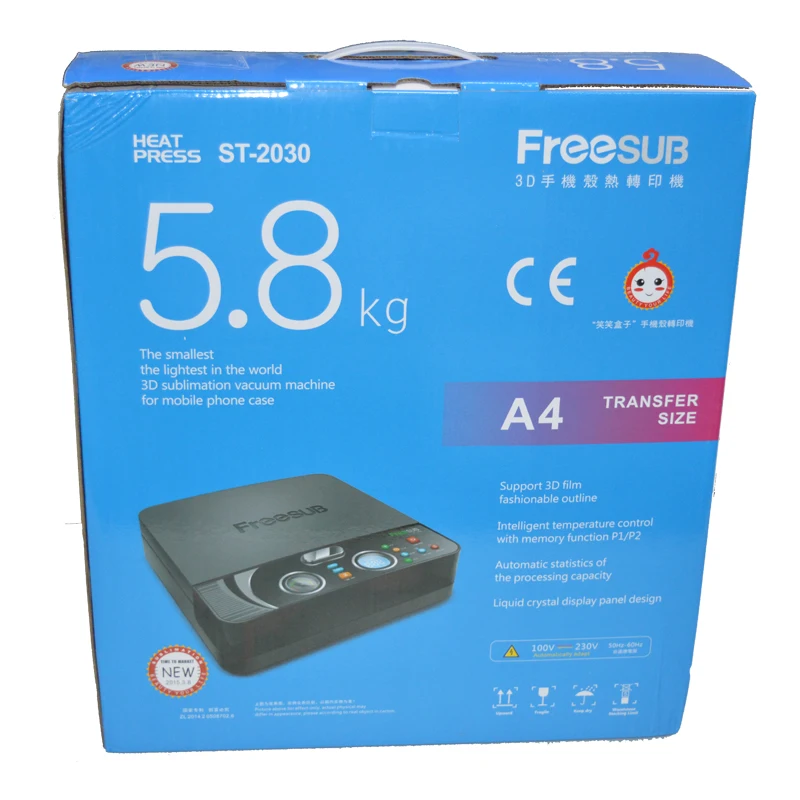 3D Sublimasi Heat Transfer Printer Mini Digital Panas Transfer/Panas Tekan Mesin untuk Kasus Telepon Printing ST-2030