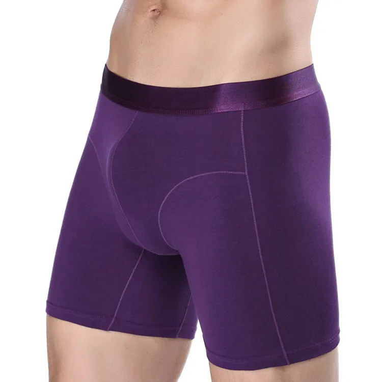 Neue Sport Verlängert Baumwolle Flache Winkel Unterwäsche Anti Abrieb Bein Vier Ecke Multi Funktionalen Business Boxer Männer 3 teile/los