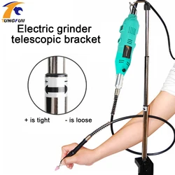 TUNGFULL Dremel Mini Drill Accessories Hanging Bracket Telescopic Electric Grinder Bracket Soft Shaft Power Tools Accesorios Set