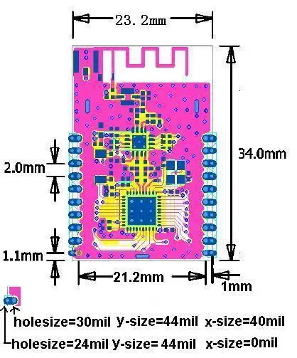 CC2530 Wireless Module V2.0(2.4G,200mw,ZIGBEE,with PA LNA  shielding case)