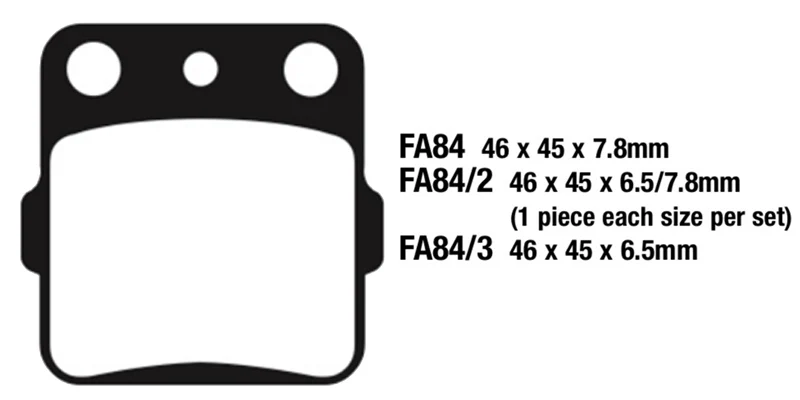 Pastillas de freno para motocicleta, accesorio delantero izquierdo y derecho para Yamaha ATV GRIZZLY YFM 660 Hunter Ed 2002-2008 YFM660 Ducks Unlimited Ed 2006-2007