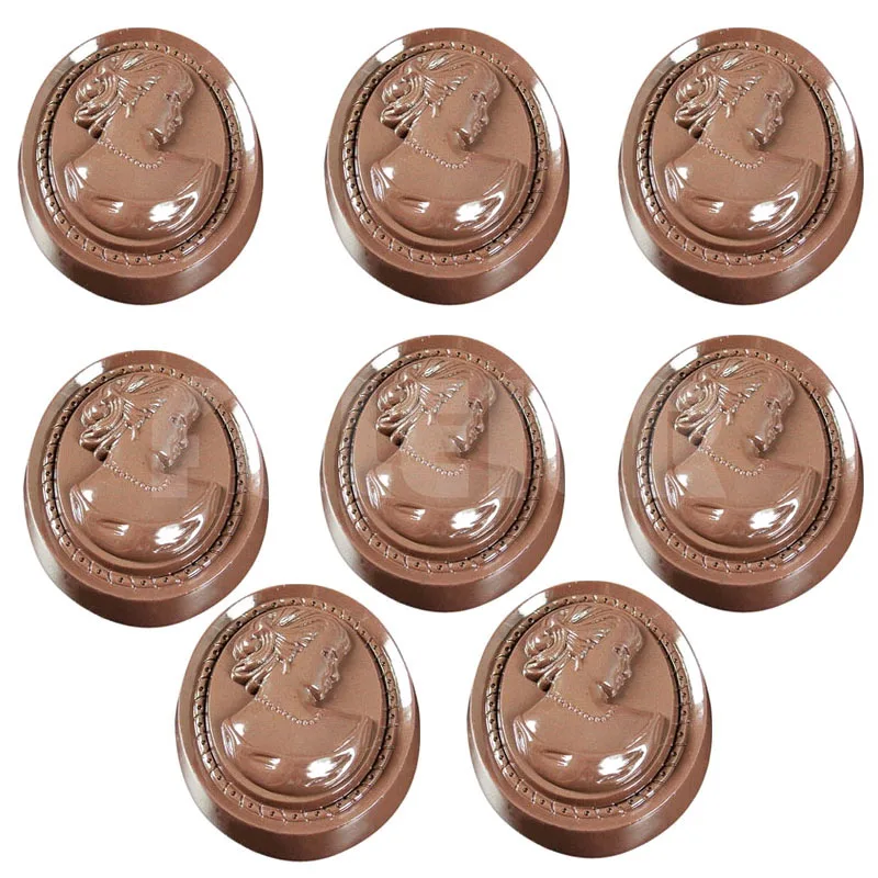 Queen Shape Polycarbonate Chocolate Mold Plastic Pastry Candy Mold For Cake Decorating Baking Suger Craft Tools Bakeware