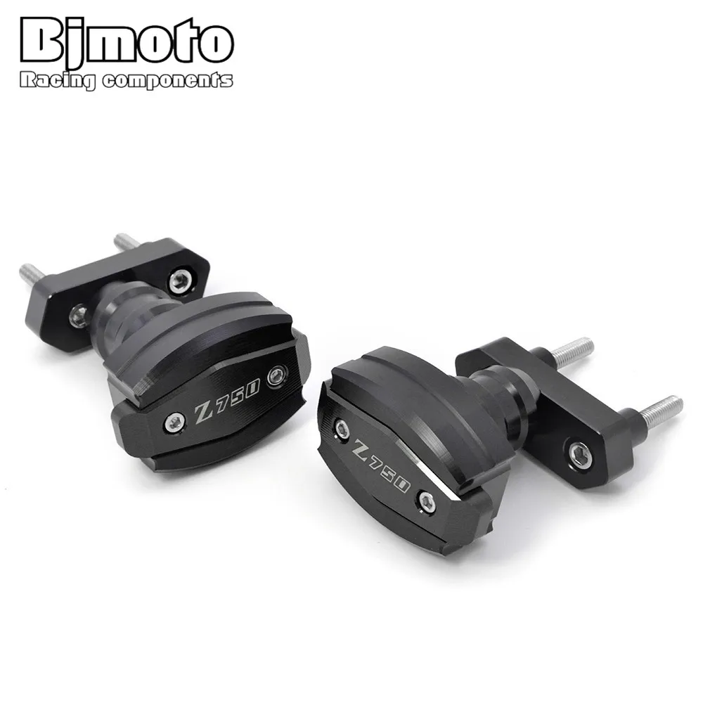 Bjmoto For Kawasaki Z750 2007-2012 Z750R 2011 2012 motorbike Z 750 Frame Sliders Crash Pad Cover Falling Protector Guard