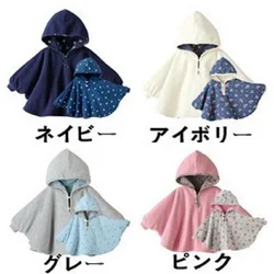 2026 Winter Baby Girls Coat Infant Jackets Hooded Gown infant-clothing Newborn Poncho Outerwear baby girl clothes cloak Outfits
