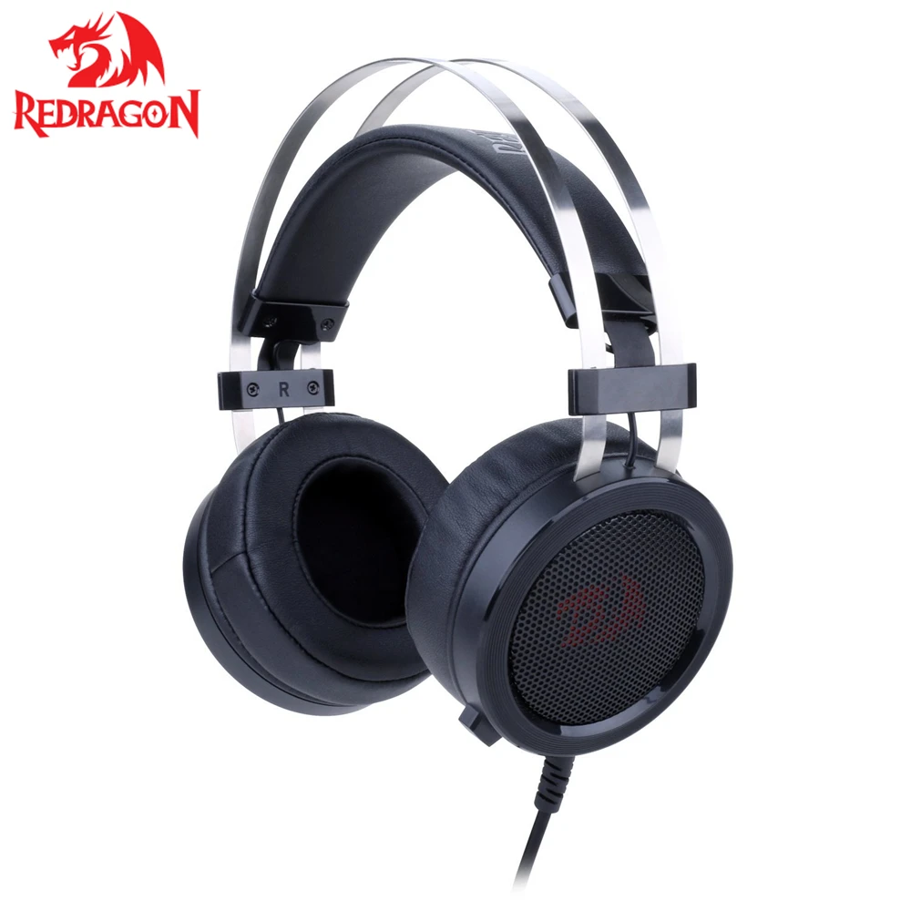 Redragon H901 Gaming Headset with Microphone PC Gaming Headphones  Reduction Works  Laptop Tablet  PS4 Xbox One