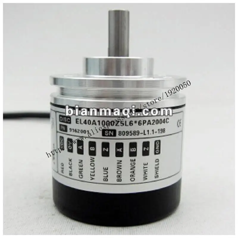 

The meaning Seoul record EL40A1000Z5L6 * 6PA2004C rotary optical encoder 1000 pulses