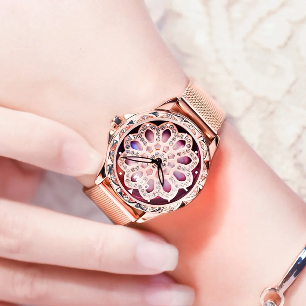 DOM Brand Luxury Women Quartz Watches Minimalism Fashion Casual Female Wristwatch Waterproof Gold Steel Women Watch G-1257GK-9MS