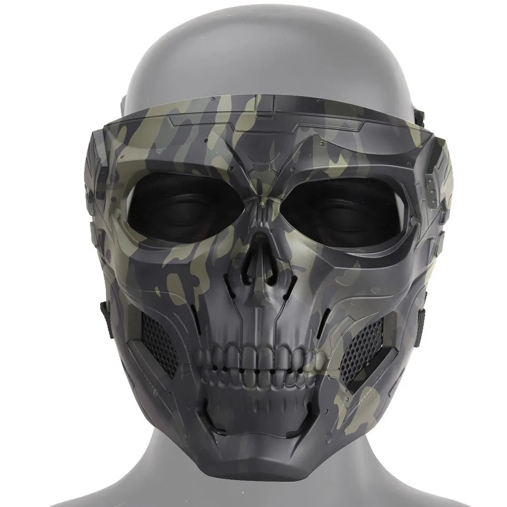 Tactical Hunting Shooting Equipment Gears Cloths Skull Messengers Unisex Full Protective Mask Helmet Head-wear Accessories