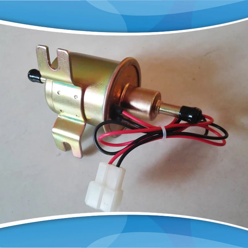 6V Electric Fuel Pump Diesel Petrol 6 Volt Universal Gas Diesel Inline Low Pressure Electric Fuel Pump HEP-02A