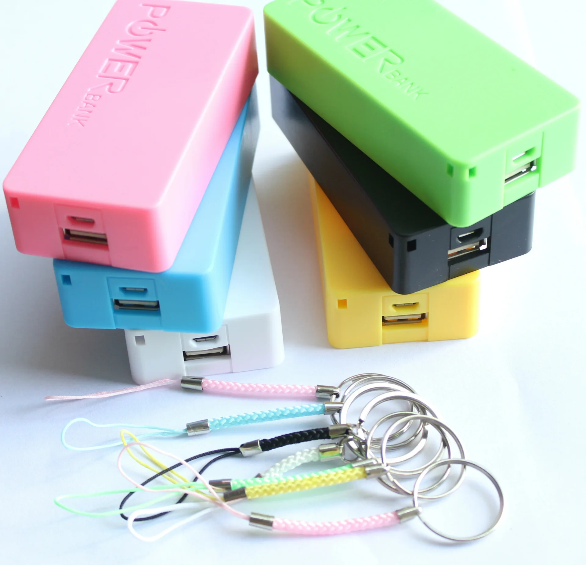 ZUCZUG NEW Best Price Portable Power Bank 18650 External Backup Battery Charger With Key Chain