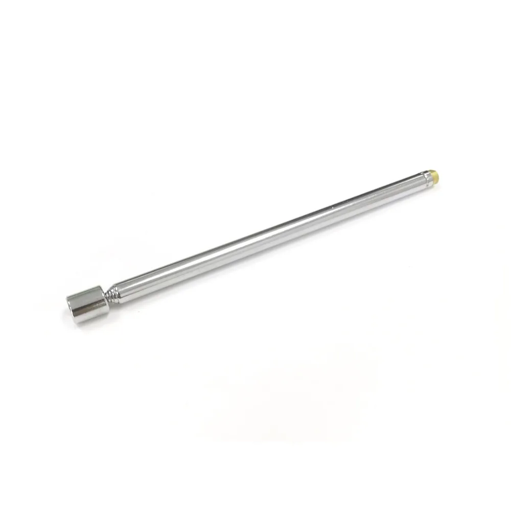 1PC Silver Tone Radio Aerial Receiver Telescopic Antenna Replacement 5 Section 41cm Long Bent Inner Thread Wholesale