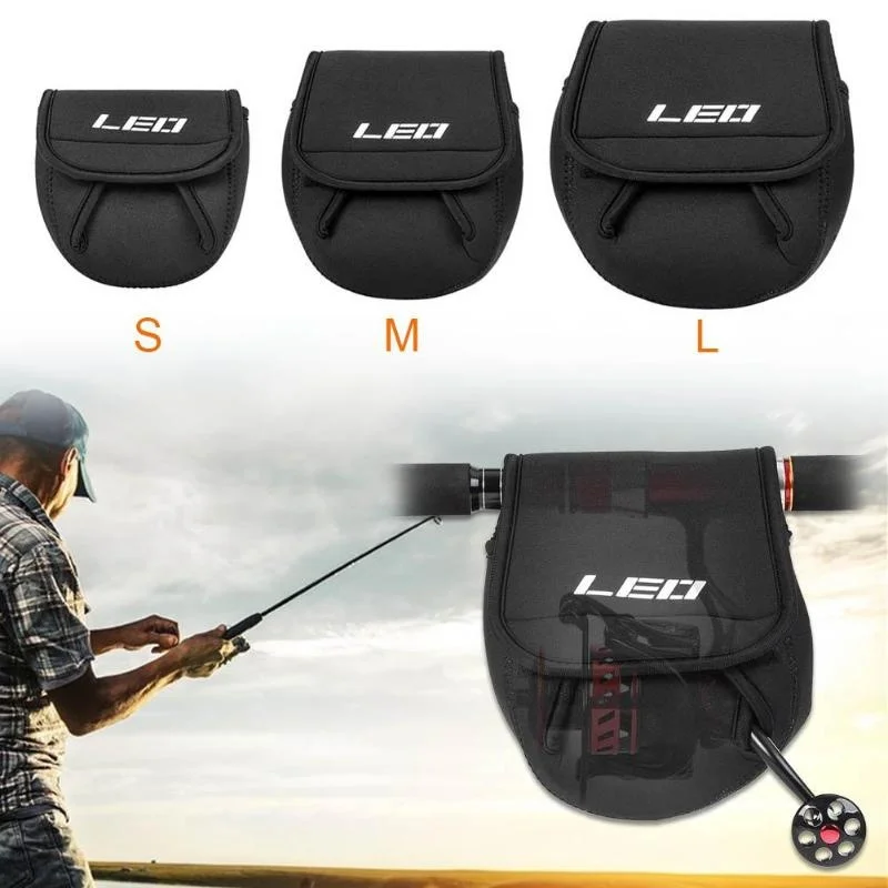 

1pc Portable SBR Spinning Fishing Reel Protective Bag Case Cover Holder Pouch