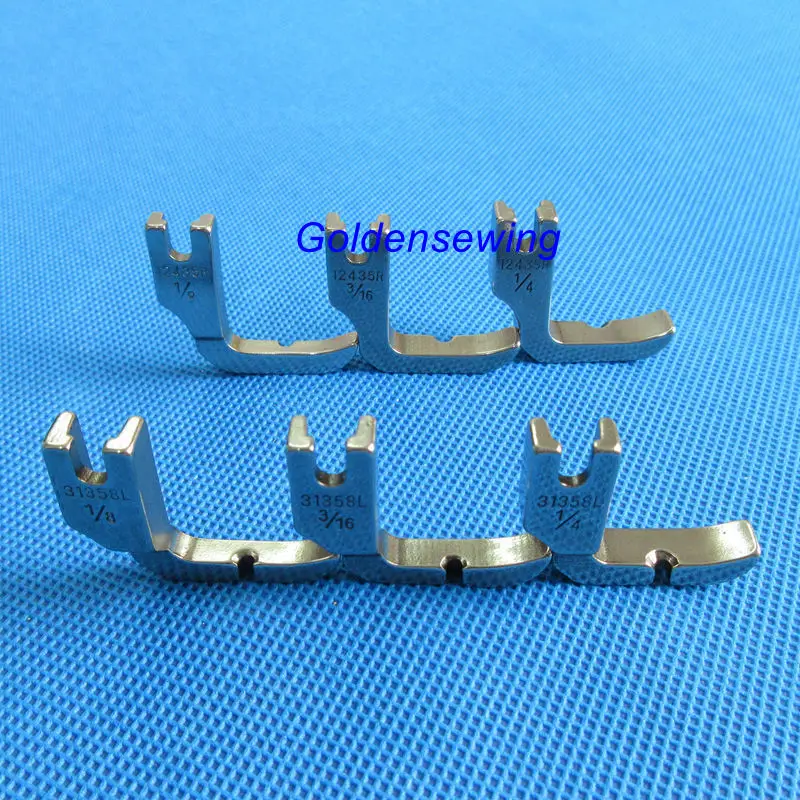 6 Zipper PIPING CORDING FOOT for JUKI DDL-5550,DDL-8300,DDL-8500,DDL-5550-6 555 227