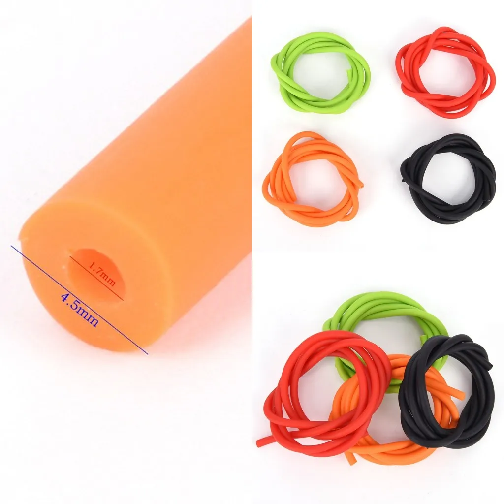 Natural Latex Slingshots Rubber Tube 1M for Outdoor Hunting Shooting High Elastic Tubing Band Tactical Catapult Bow