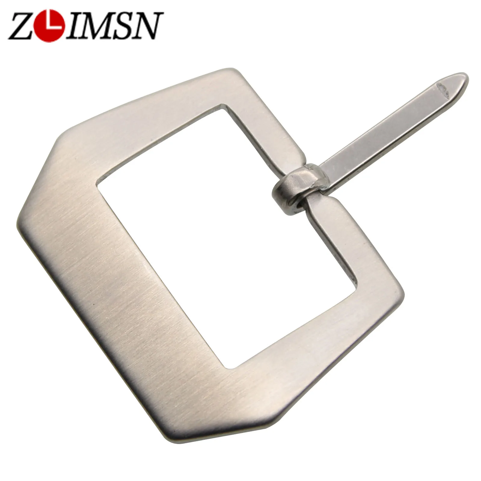 ZLIMSN Metal Watch Bands Buckle 20 22 24 26 28mm for Women Men Watchband Silvery Black Stainless Steel Clasp Accessories