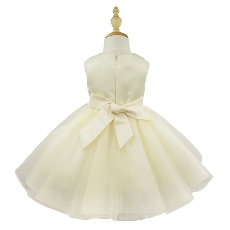 Vestido infantil aos joelhos com lantejoulas, vestido de meninas para casamento, baile de formatura, princesa, ocasião formal, 2 a 14