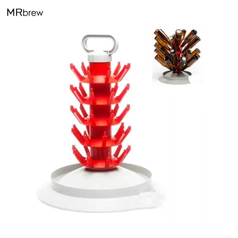 New Hot ! Homebrewing  45-Bottle Tree Drainer & Drying Rack For Beer & Wine Bottles Good quality