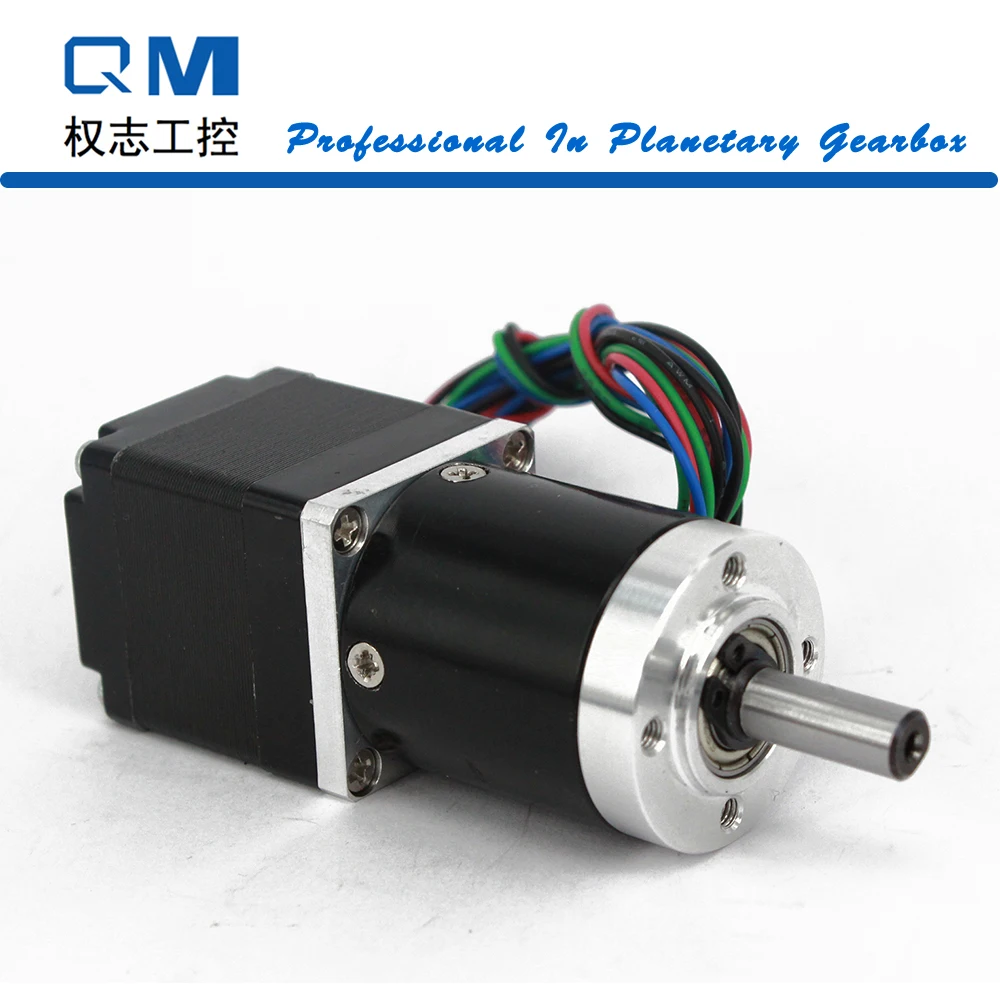 Geared Stepper Motor 4-Lead Nema11 30mm Planetary Gearbox Metal Gear Ratio 9:1 Robot 3D Printer Pump