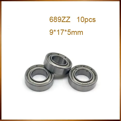 

689ZZ Bearing ABEC 10PCS 9x17x5 MM Miniature 689Z Ball Bearings 618/9ZZ 689 ZZ