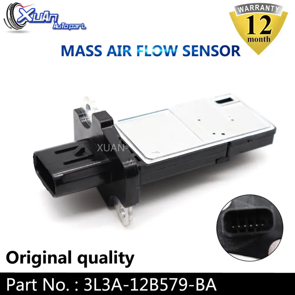 XUAN MAF MASS AIR FLOW METER SENSOR 3L3A-12B579-BA For FORD CROWN VICTORIA E-150 E-250 E-350 E-450 ECONOLINE EDGE ESCAPE