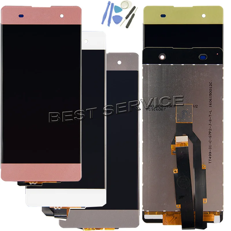 For sony for Xperia XA F3111 F3113 F3115 LCD Display with Touch Screen Digiziter Assembly Replacement + tool