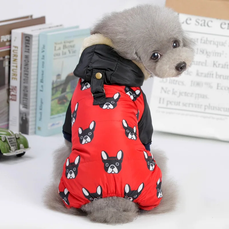 Winter Pet Dog Clothes Warm Down Jacket Waterproof Coat Hoodies for Chihuahua Small Medium Dogs Puppy Best Sale XS-XL