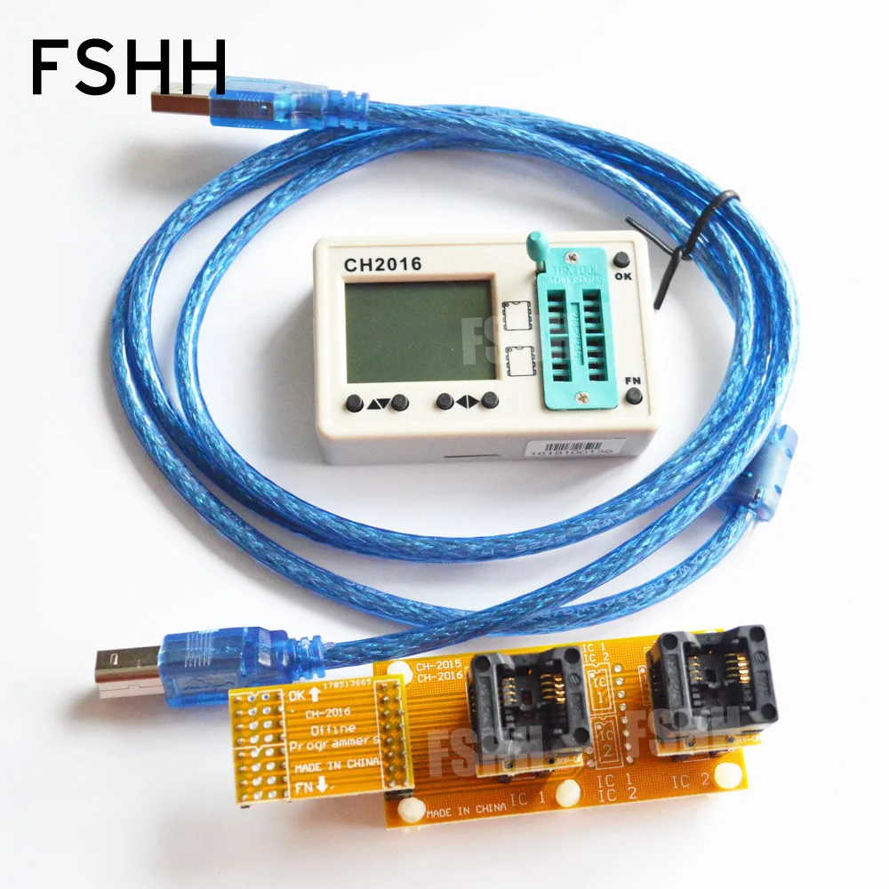 

CH2016 Mini Multi offline programmer+150mil SOP8+SOP8 test socket Production 1 drag 2 programmer