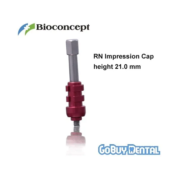 

RN Impression Cap, built-in handle, red, height 21.0mm 062030